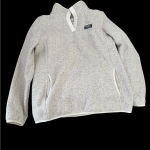 Women’s L.L. Bean Sweater fleece pullover size large